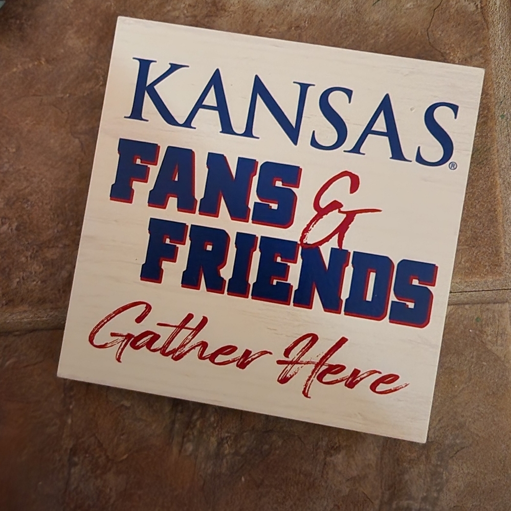 P. Graham Dunn University of Kansas Jayhawks Wood Sign